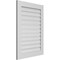 Ekena Millwork Vertical Surface Mount PVC Gable Vent: Functional, w/ 3-1/2"W x 1"P Standard Frame, 28"W x 38"H GVPVE28X3801SF - alternate 2